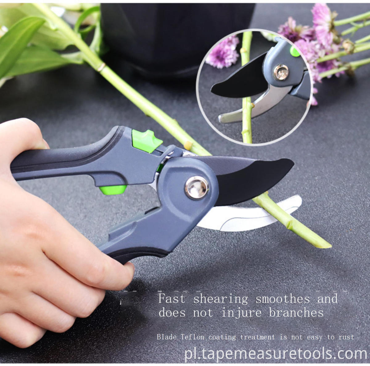 Niemieckie profesjonalne nożyce do kwiatów nożyce ogrodowe do przycinania gałęzi do przycinania domowego nożyce do przycinania drzew owocowych